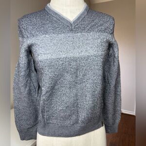 Calvin Klein heather grey v-neck sweater